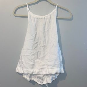 Open back halter top